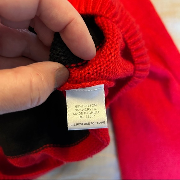 Mik Mesh NWT Women's Santa Sweater size Small - Picture 8 of 9